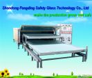 2 layer one step New PVB glass laminating equipment with high capacity